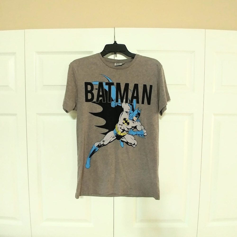💥 Batman T-shirt Adult/Teen Long Small 💥